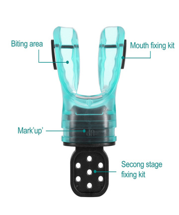 New Products Reshaped Silicone Mouthpiece for Diving