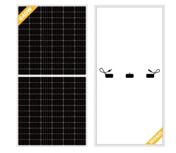 Bifacial 440w mono solar panel 166mm 144cells