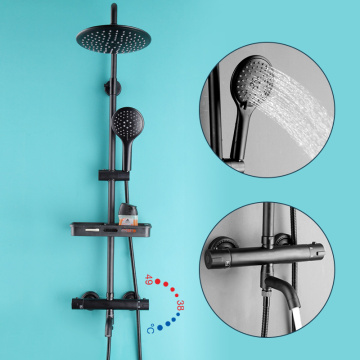 Luxury Thermostatic Shower Faucet Set for Bathroom Showers