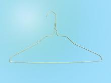 16"13g Gold Long Neck Industrial Hanger With Latex