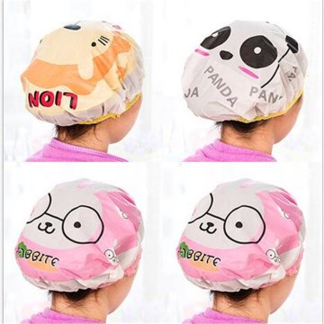 Waterproof Shower Cap Reusable Mask Hair Cap Hair Styling Beauty Hair Care Bath Cap Women's Hats