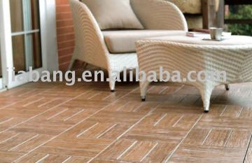 outdoor Decking with hidden fastening systems interlocking DIY tile