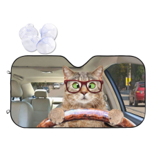 Foldable PE Bubble Silver Aluminum Front Windshield Car Sunshade