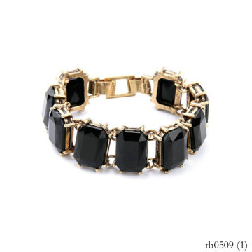 Fashion Accessories Factories Wholesale, Latest Desing Black Agate Bracelet, Bangle Jewelry