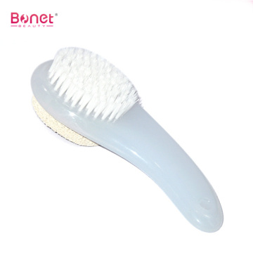 Pumice stone foot file with foot scrub brush