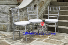 Stackable Party Silver Chiavari Chair
