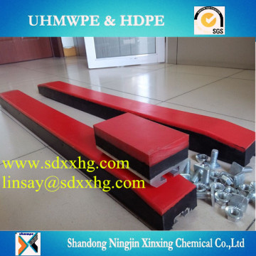 mining conveyor impact bed/polyethylene impact bar
