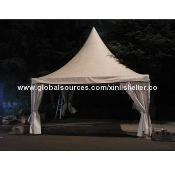 Aluminum frame pagoda tent