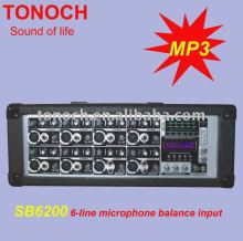 Professional Audio Mixer with 6 line