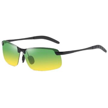 Color-Changing Day-Night Polarized Sunglasses with Night Vision for Driving
