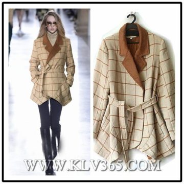 2016 Women Fashion Designer Winter Wool Jacket Coat