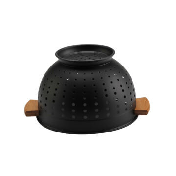 black color Powder coating colander