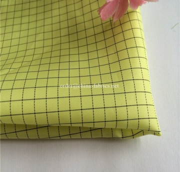 Polyester 240T anti-static ESD fabric with Conductive yarn