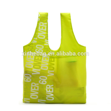 solid printed classic polyester tote bag