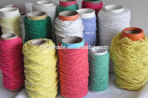 OE dyed recycled carded yarn for rug
