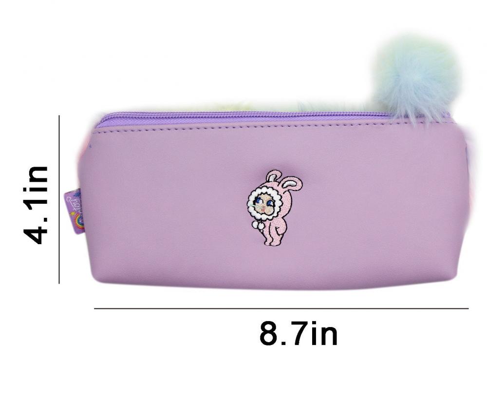 Colorful Plush Pencil Case 3 Colorful Plush Pencil Case 3