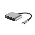 Швидкошвидкісний розширювач USB3.0 Type-C до концентратора HDMI / VGA USB