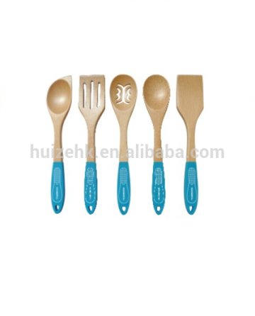 Cooking Tools 5-Piece Wood Kitchen Utensils