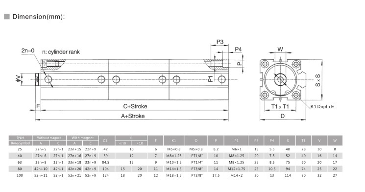 SDAT air cylinder