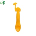 BPA Free Animal Soft Silicone Spoon for Baby