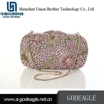 China Wholesale Custom high-end Crystal clutch bags