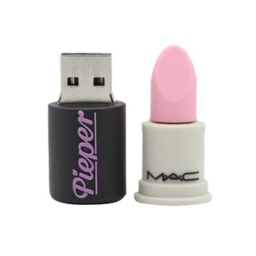 Lápiz labial de PVC USB Flash Drive