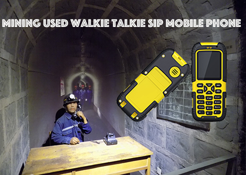 Mining Used Walkie Talkie SIP mobile Phone