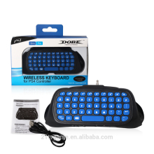 china manufacturer blue Slim Controller 2.4G wireless keyboard for PS4 keyboard