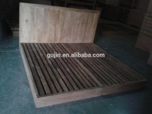 rustic country bedroom furniture recycle wood double bed