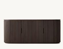 Luxury Modern Contemporary Solid Oak Byron 4 Door Sideboard