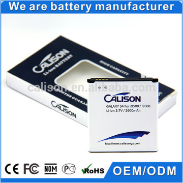 2600mAh New model i9500 for Galaxy S4 mobile phone battery