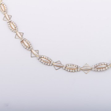 Metal Clothing Bead Tape Trim Accessory, Apparel Diamond Cristal Chain Trims