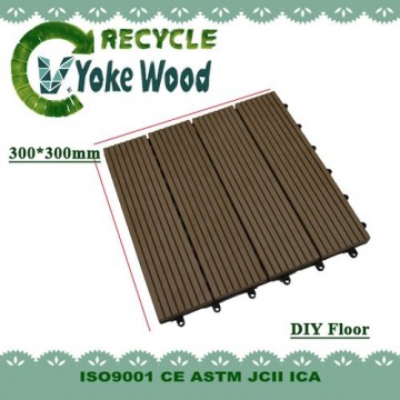 Waterproof outdoor decking tile wpc