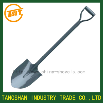 spades with metal handle ,steel round shovel