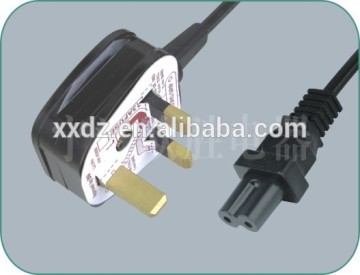 UK assembling model power cord with IEC connector