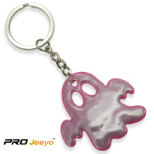 Reflective Pink PVC Ghost Shape Pendant