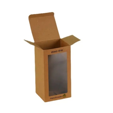 Recyclable Eco-Friendly Paperboard Mailer Boxes with Windows for Shipping and Packaging