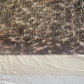 Fancy de 3 mm Stripe Primed Sequins Spangle sur tissu en maille extensible