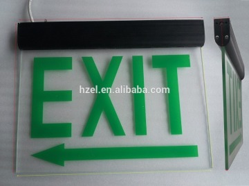 Zhuiming LED Rechargeable Emergency Acrylic Sign Board with Exit