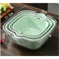 Plastic draining basket set