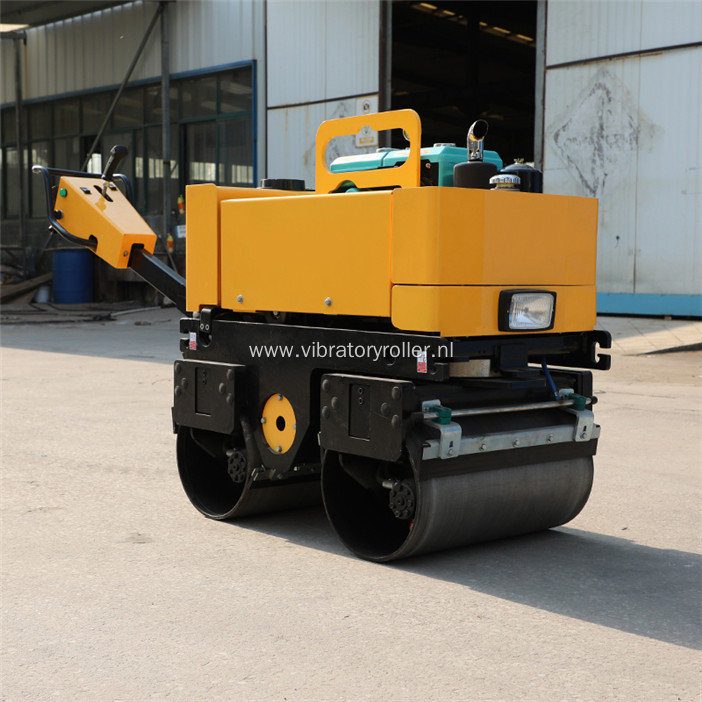 Walk Behind Tandem Drum Roller Asphalt Compactor