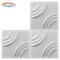 3d Painel de design de parede de PVC Comércio de cor cinza Painel de parede PVC para decoração de boate ou hotel