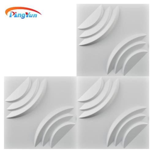 3d pvc wall design panel trade grey color pvc wall panel for night club or hotel decoration