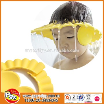 hot selling baby safety eva baby shampoo shower bath cap