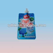 spout pouches plastic colorful packing fruit crush-ups salad bag