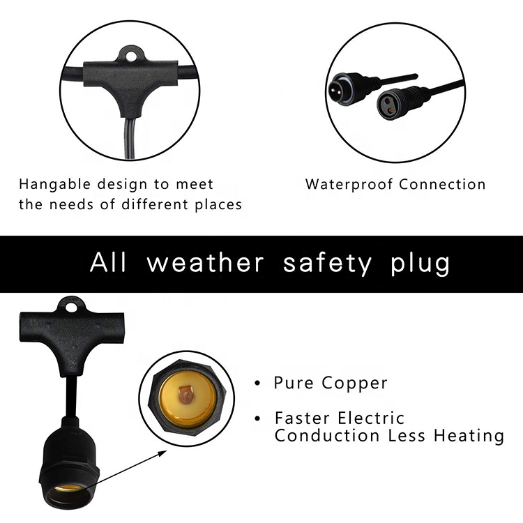 led lamp string light for garden /yard