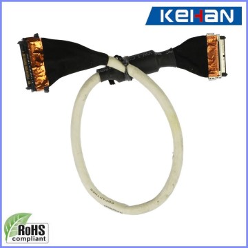 OEM ODM ROHS compliant custom lvds cable, laptop lvds extension cable