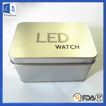 Rectangular Metal Tin Boxes For Watch