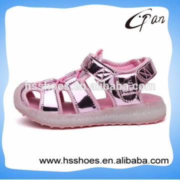 Fashion led girls sandal for kids