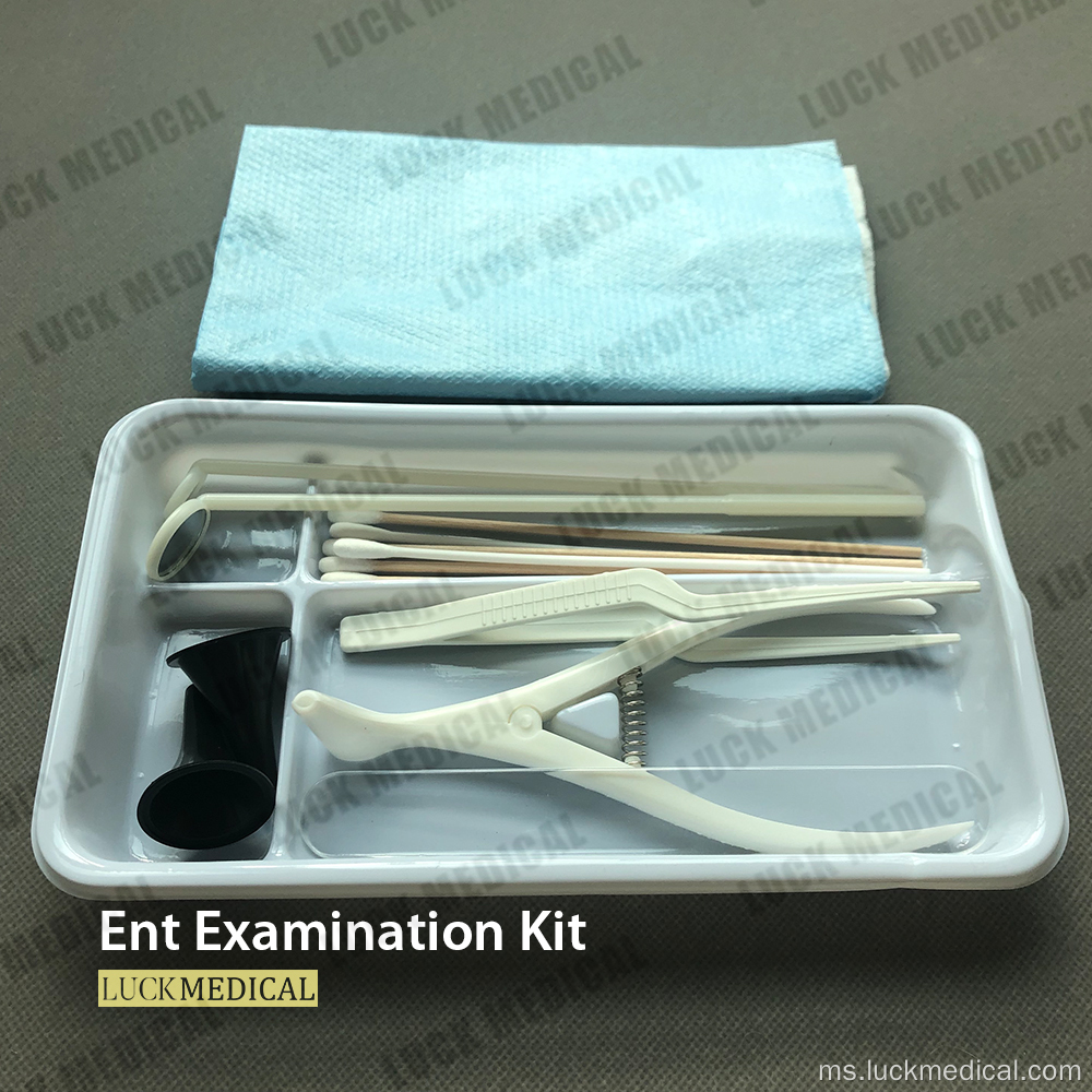 Kit Pemeriksaan ENT Sterile Dipepuk boleh ditingkatkan